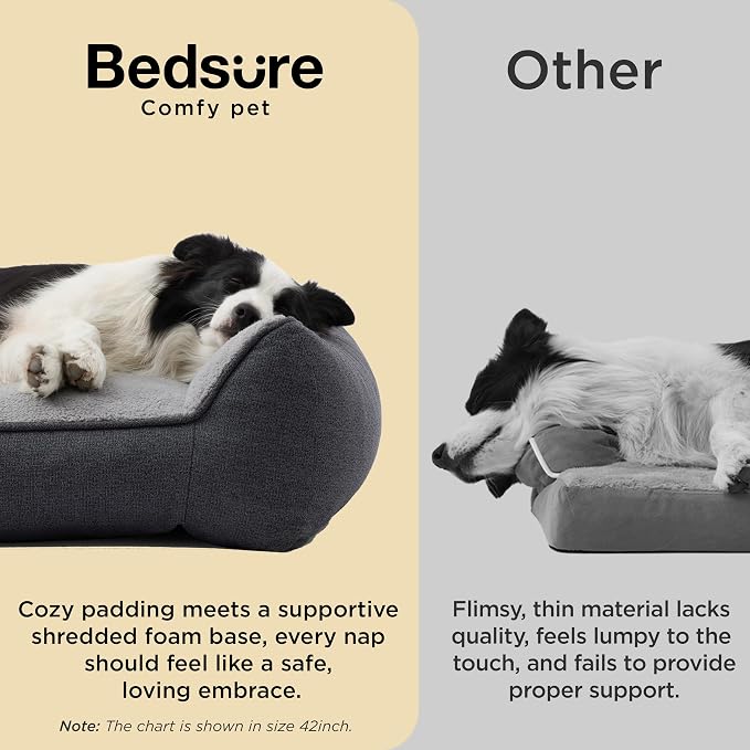 Bedsure SupportMax™ Orthopedic Dog Bed Medium Size Dog - Image 3