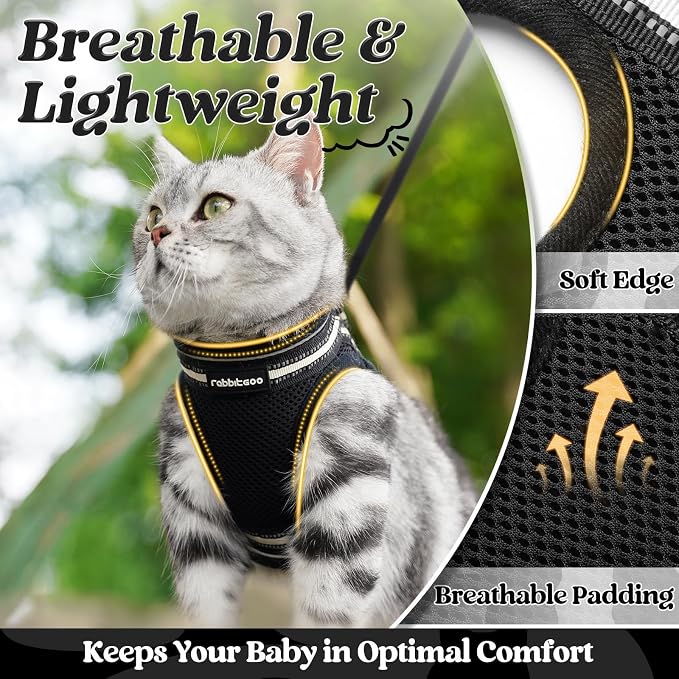rabbitgoo Cat Harness and Leash Set - Image 3