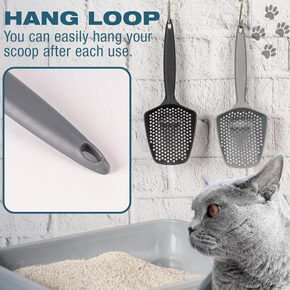 Set of 2 Cat Litter Scoop with Small Holes - Image 4