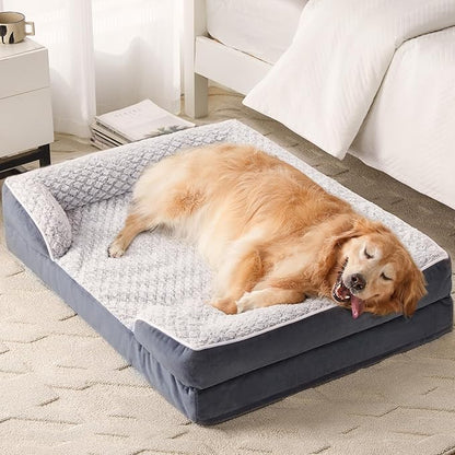 Orthopedic Dog Bed for Extra Large Dogs, Egg Crate Foam Bed for Extra Large Dogs - Image 9
