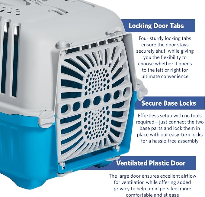 MidWest Homes for Pets Spree Travel Pet Carrier | Hard-Sided Pet Kennel Ideal - Image 3