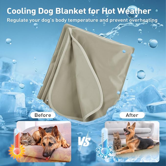 Kritter Planet Waterproof Cooling Dog Mat, Soft Pet Blanket - Image 2