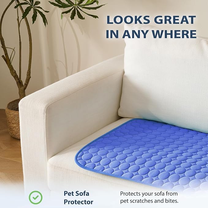 MICROCOSMOS Summer Cooling Mat & Sleeping Pad- Water Absorption Top, Easy Carry - Image 4