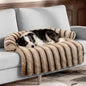 Large Dog Couch Bed, Fluffy Washable Couch Protector by WATANIYAPET