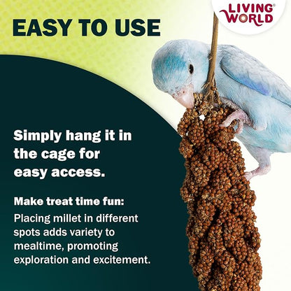 Living World – Millet Spray for Birds, 5 Pounds – Premium Treat for Budgies - Image 5