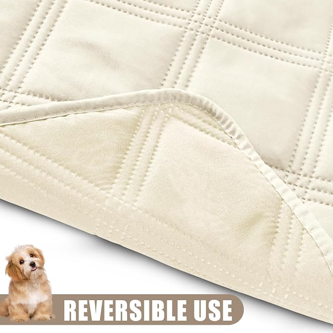 Smiry Waterproof Dog Bed Cover Blanket 40x70, Soft Reversible Pet Blanket - Image 3