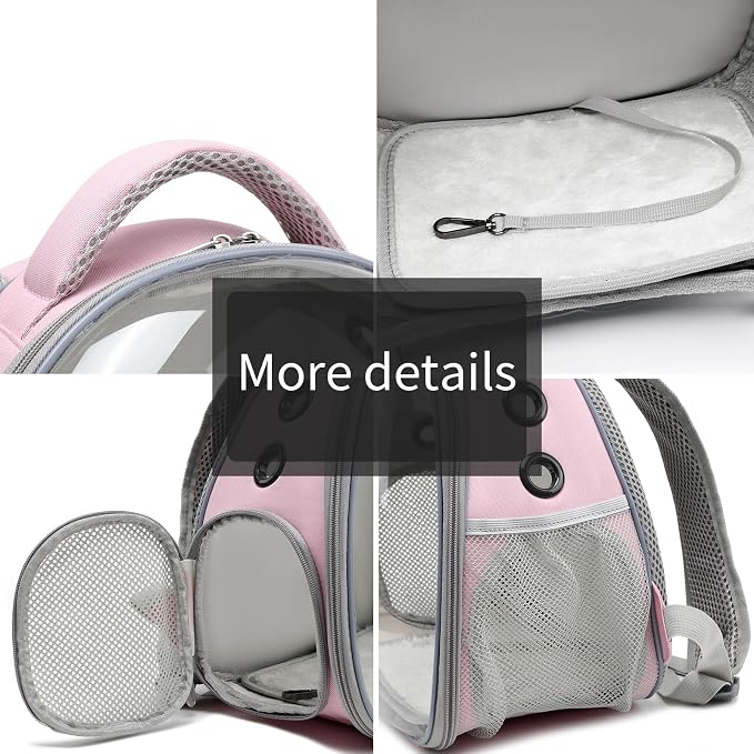 Portable Travel pet Backpack Carrier Hamster Bag Guinea Pig Bird Small Dog cat - Image 5