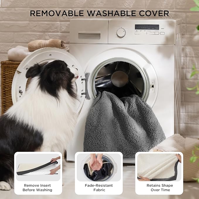 Bedsure XL Dog Beds Large Sized Dog -Comfy Flat Extra Large Pet Beds - Image 6