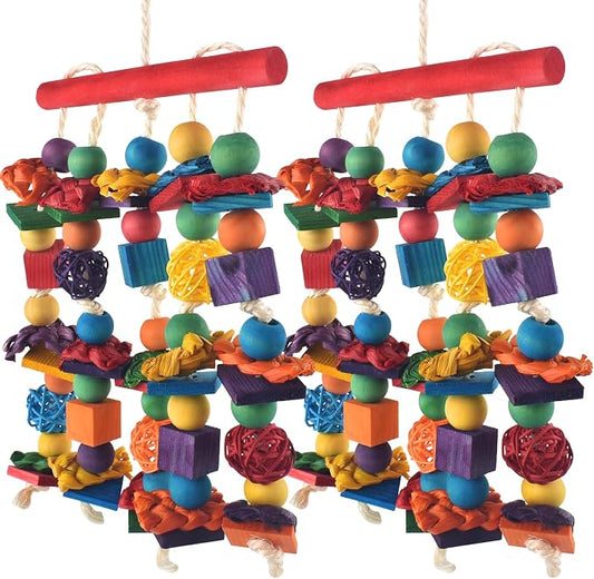 Bird Toys, for Medium Small Cockatoos Budgie Lovebird Cockatiel Conure by DBNESS