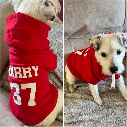 Personalized Name Dog Hoodie, Print Hoodies Pets Name, Custom Pet Memorial - Image 3