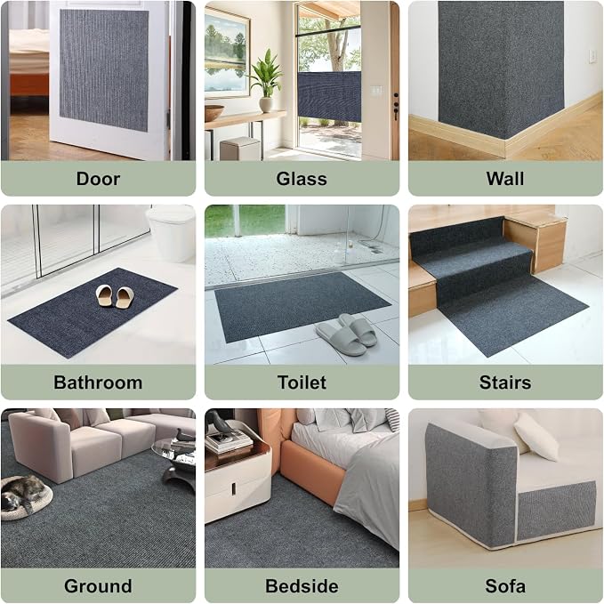 Cat Scratch Couch Furniture Protector, Adhesive Cat Scratch Pad Deterrent - Image 6