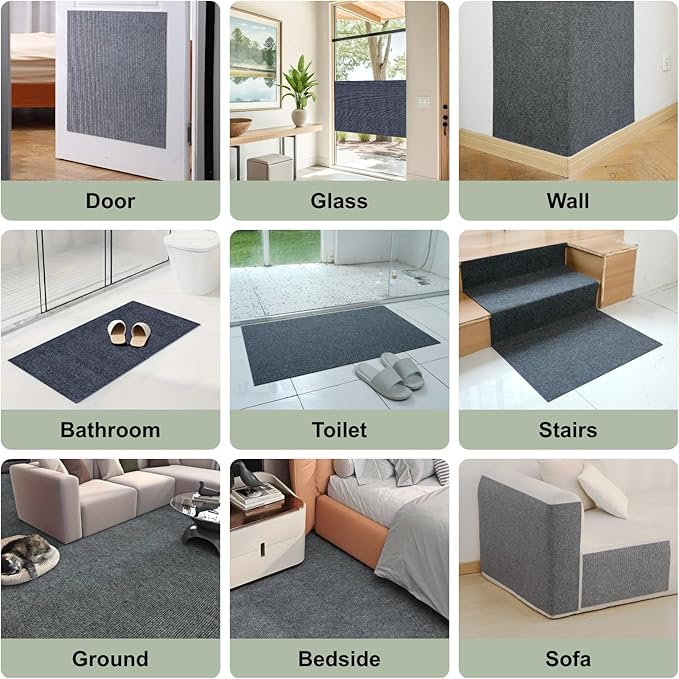 Cat Scratch Couch Furniture Protector, Adhesive Cat Scratch Pad Deterrent - Image 6