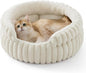 Bedsure ComfyFleece™ Small Cat Bed, Washable Round Cute Pet Beds by BEDSURE
