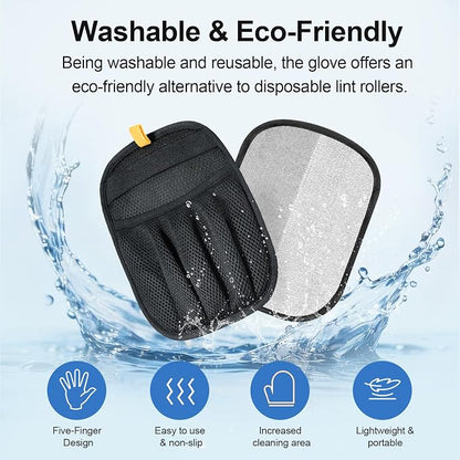 2Pcs Pet Hair Removal Glove for Cats & Dogs, 2025 Newly Upgraded Five-Finger - Image 5