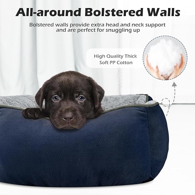 INVENHO Medium Dog Bed Rectangle Washable Orthopedic Soft Calming Sleeping - Image 2