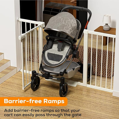 29.5-54.2" Magnetic Baby Gate for Stairs, Baby Safety Essentials, Auto Close - Image 6