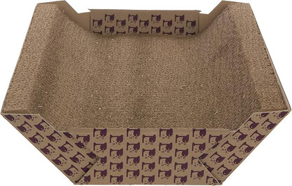 SmartyKat Super Scratcher Chaise Corrugate Cat Scratcher and Lounge, Cradling by SmartyKat