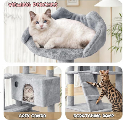 MoNiBloom 77 Inch Cat Tree Tower - Image 7