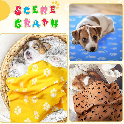 Tegeme 12 Pieces Fleece Blankets - Image 3