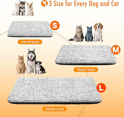 Self Warming Pet Bed for Cats & Dogs, Heated Pet Mat, 2.0 Upgraded Thermal Foil - Image 7
