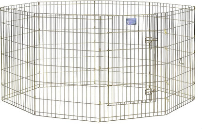 MidWest Homes for Pets Folding Metal Puppy / Dog Exercise Pen, Indoor/Outdoor - Image 2
