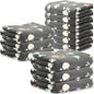 Tegeme 12 Pcs Pet Blankets Soft Fluffy Fleece Dog Cat Warm Paw Print Pattern by Tegeme