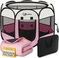 Dog Cat Playpen, Puppy Pet Playpen Indoor by Siedihit