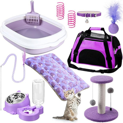 Eccliy Kitten Starter Kit, Pet Toy, Folding Carrier, Climbing Frame, Automatic by Eccliy