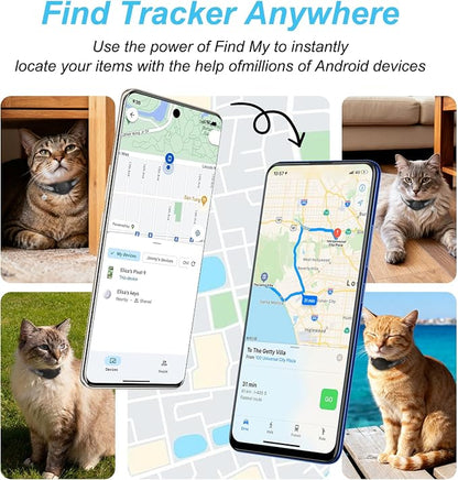Google Android Cat Tracker Collar, Mini Cat GPS Tracker, Smart Pet Activity - Image 5