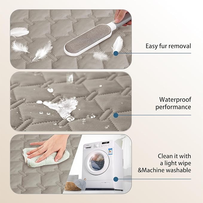 gogobunny 3X Stronger Waterproof Pet Blanket, Scratch Proof Furniture Protector - Image 5
