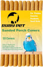 Sanded Perch Covers for Parakeets, Small Birds, 3/8" Diameter x 7.5" Long | by RUBY+PET
