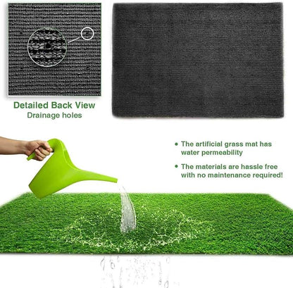 ALTRUISTIC Premium Artificial Grass Drainage Holes & Rubber Backing, 6.5 ft x10 - Image 4