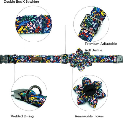 Lionheart Glory Floral Dog Bow Collar - Image 2