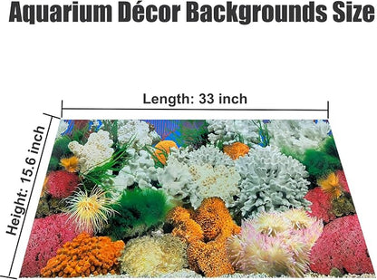 Aquatic Plant Aquarium Background Sticker Coral HD Fish Backgrounds - Image 6