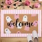 Tinideya 2 Pcs Door Mat Welcome Non Slip Coir Mats Floor Layering Doormats by Tinideya