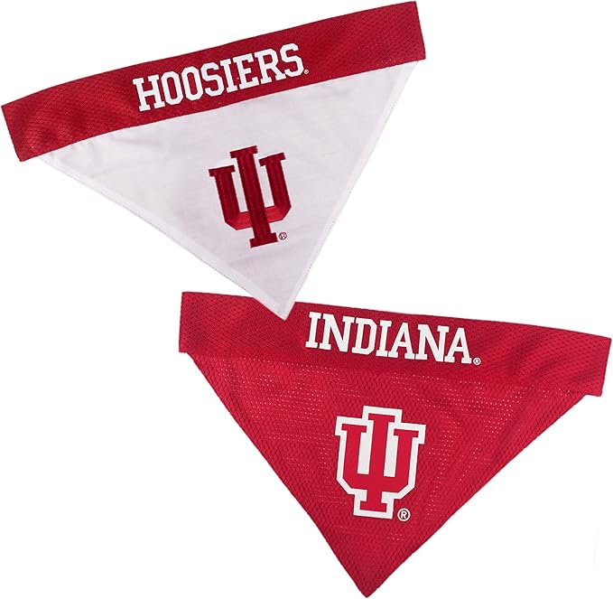 Pets First Collegiate Pet Accessories, Reversible Bandana, Indiana Hoosiers - Image 6