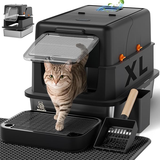 Stainless Steel Litter Box by KittyLetto