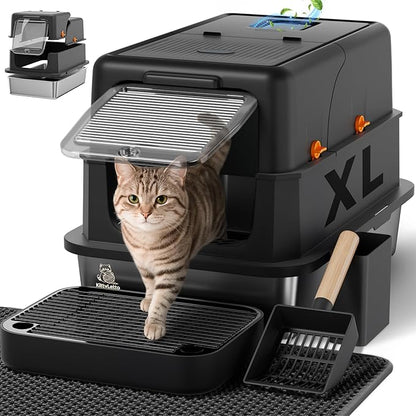 Stainless Steel Litter Box by KittyLetto