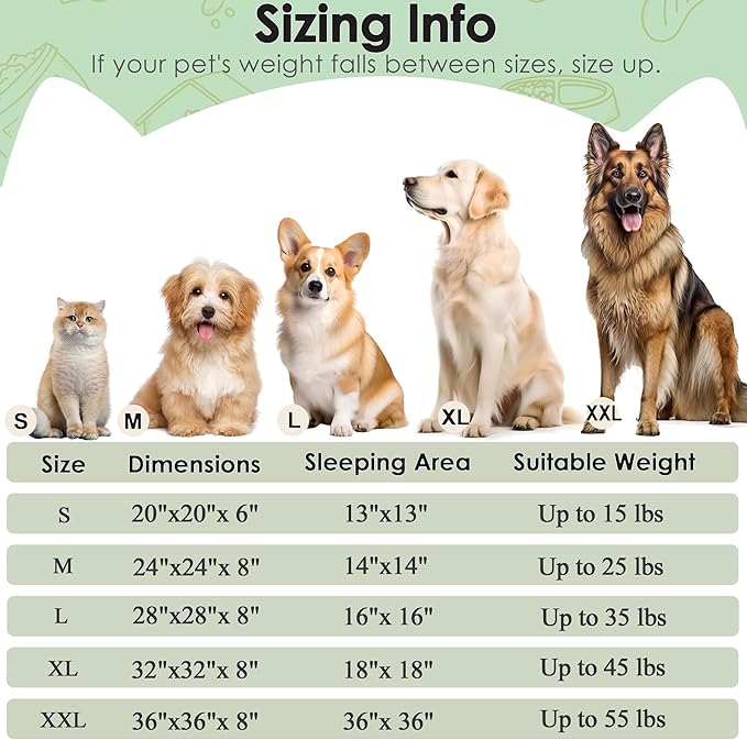 Dog Beds Large Sized Dog and Cats, 32in Pet Beds - Image 2