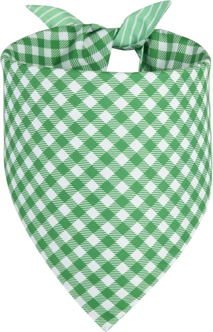 Dog Bandana Green Large 1PCS, Summer Spring Scarf by Unknown