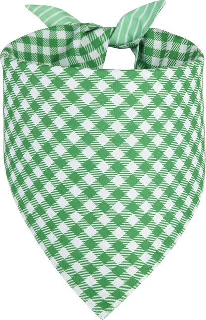 Dog Bandana Green XLarge 1PCS, Summer Spring Scarf by Unknown