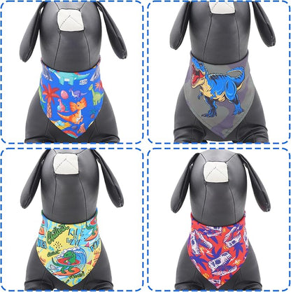 30 Pcs Dinosaurs Dog Bandanas for Small Dogs Medium Stitch Dog Bandana Bulk - Image 4