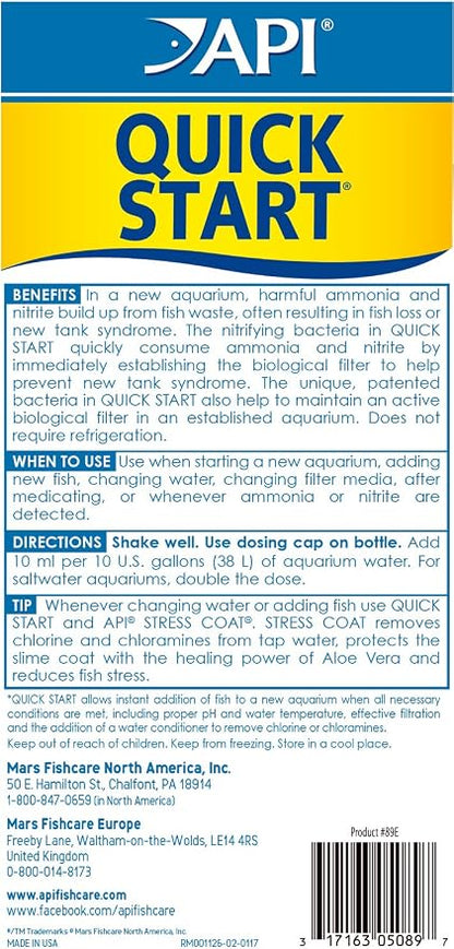 API Aquarium Starter Bundle Pack: One API QUICK START 16 oz., one API STRESS - Image 7
