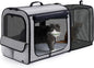 Pecute Dog Car Carrier Stable and Light Weight, Expandable Extra Space Dog by pecute