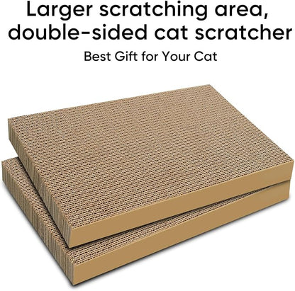 AGYM Cat Scratchers 8 Packs Refill Cat Scratching Pad Cardboard - Image 4