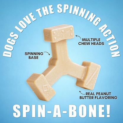 Bullibone Nylon Dog Chew Toy Spin-a-Bone - Image 3