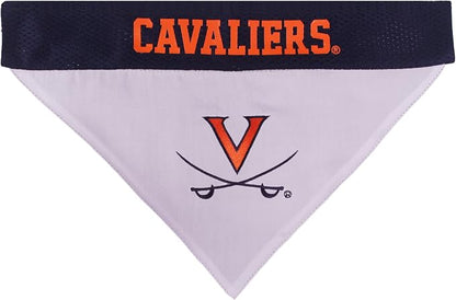Pets First Collegiate Pet Accessories, Reversible Bandana, Virginia Cavaliers - Image 2