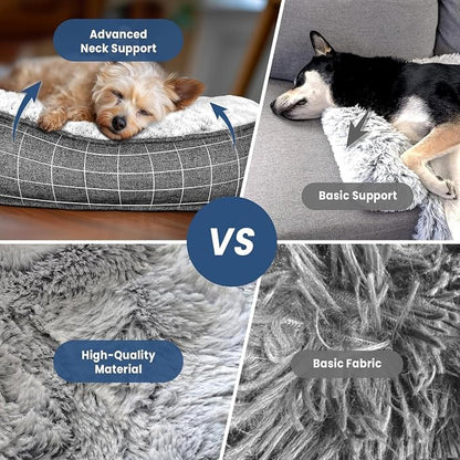 Calming Extra Large Dog Bed for Couch, 53 x 39.3 inch Removable Couch Cover for - Image 6
