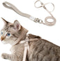 Cat Harness and Leash 2-in-1, Escape Proof Anti-Chocking Harness Adjustable by BuddyArmor