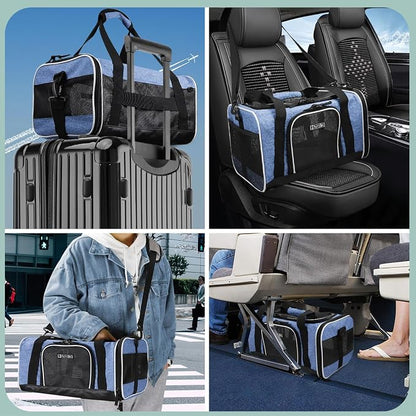 Petskd Pet Carrier 17x13x9.5 Southwest Airline Approved, Pet Travel Carrier Bag - Image 9